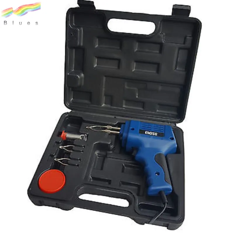 100w Electric Soldering Iron Solder Gun Kit + 3 Tips with Case 100 Watt 240v