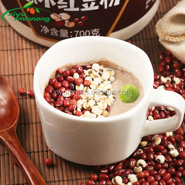 Красный фасоль и порошок со слезами на завтрак