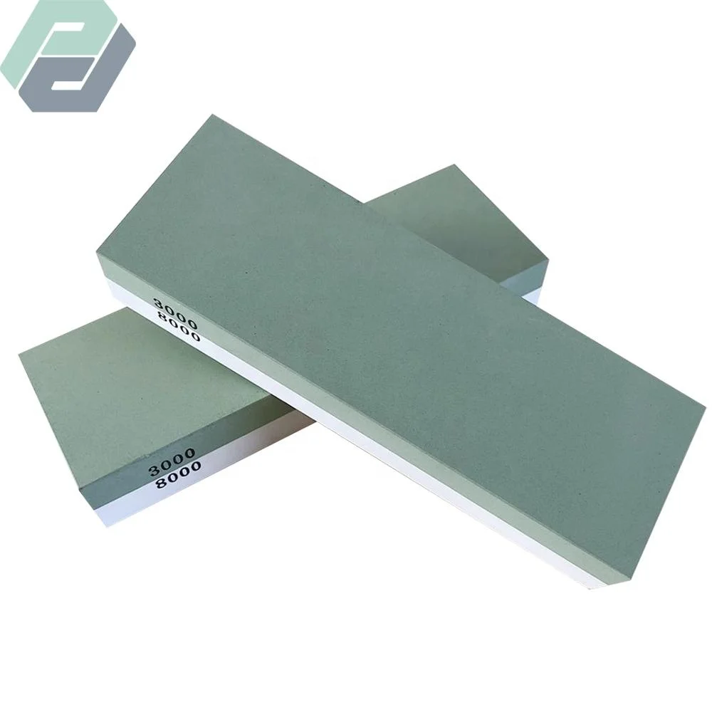 Double-sided knife sharpening grinding oil stone#3000-8000 green