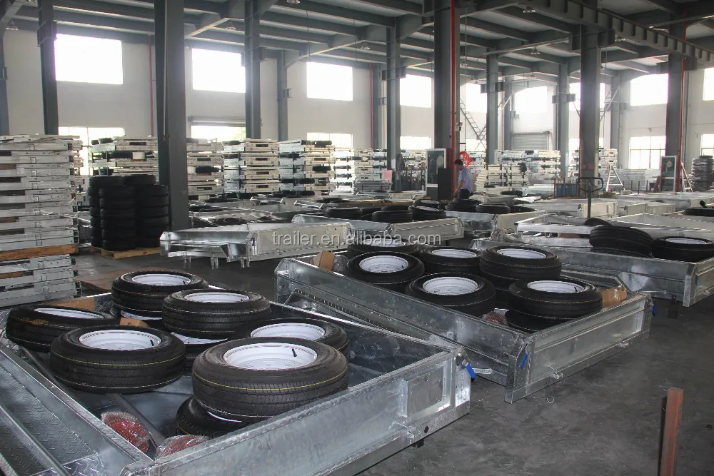 6x4 7x4 7x5 8x5 10X5 12x6 galvanised fully weld tandem  box  truck  car  trailer