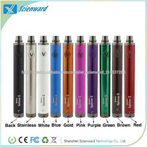 
 горячий продукт продажи !!! электронной сигареты батареи vision spinner 2 вертушка с лучшей цене, 1600ohm !!!  