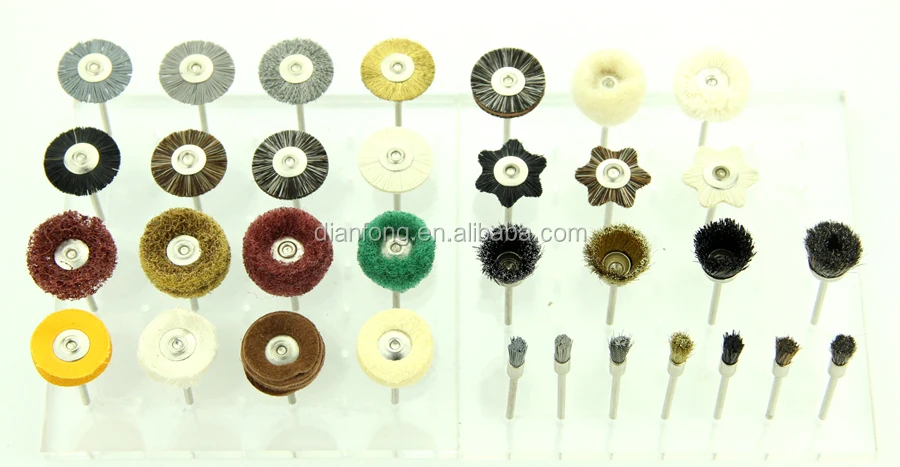 star shape mini HP shank clean tool abrasive metal brush