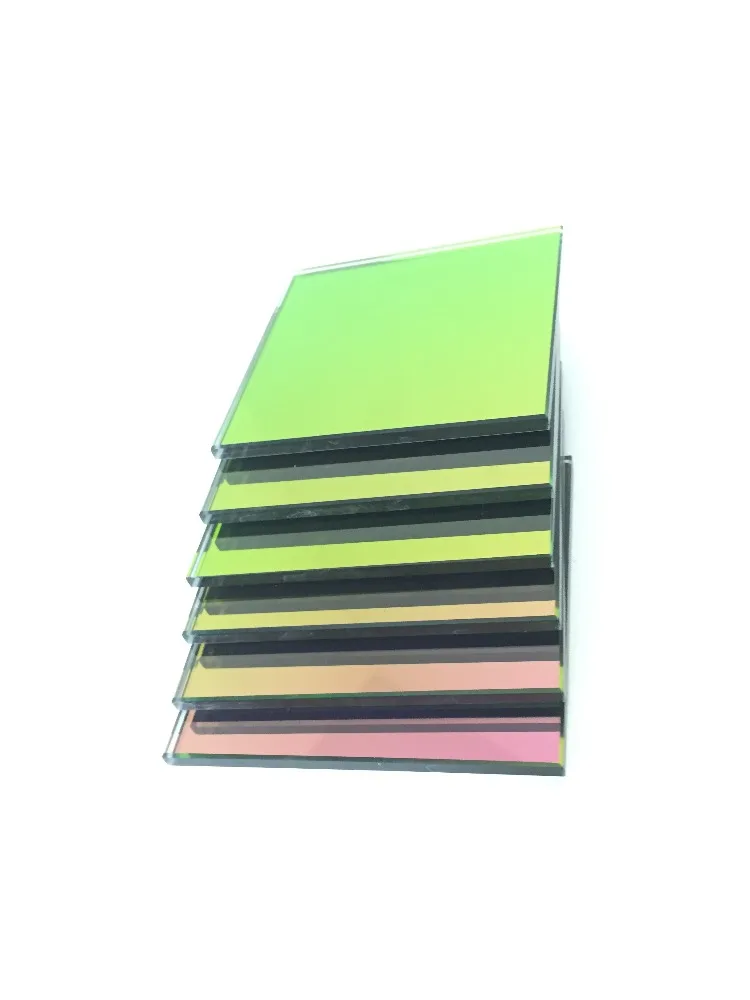 Wholesale two-way tinted mirror/colored mirror /glass mirror decoration glass manufacturing