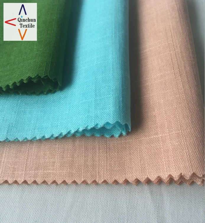 СЛИВОЧНАЯ стильная льняная хлопчатобумажная ткань для платьев