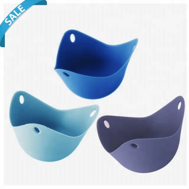 Dishwasher Safe Silicone Egg Poacher Poaching Cups Egg Cooker Steamer