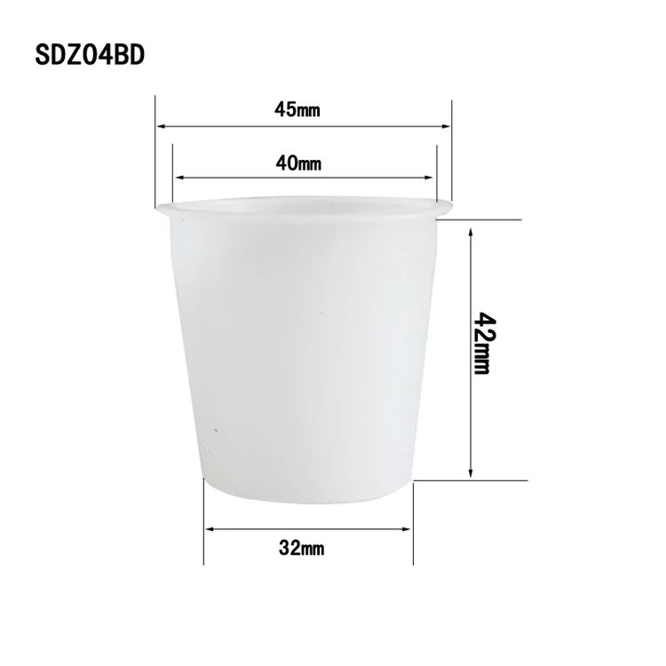 
Garden Plants Hydroponic Garden System Net Pot Pp Mesh PE Plastic Cups For Plastic Agriculture 