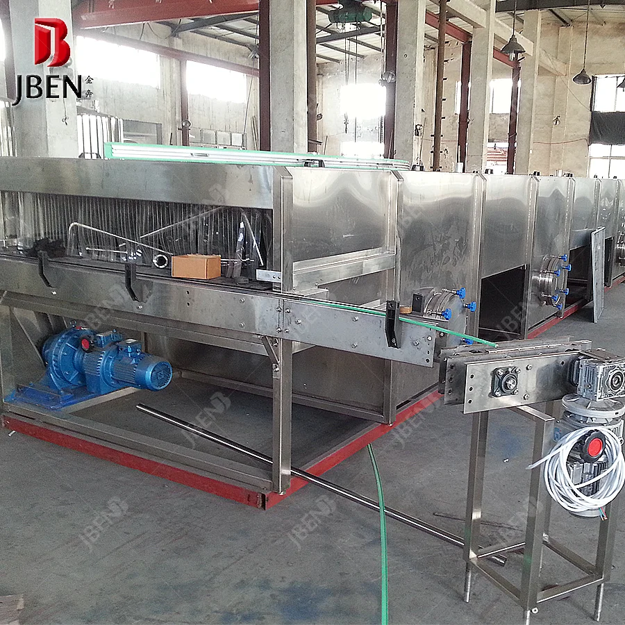 Glass beer bottle tunnel pasteurization machine