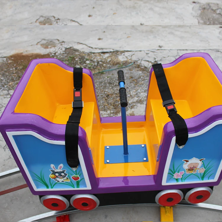 Track train amusement park electric sightseeing train