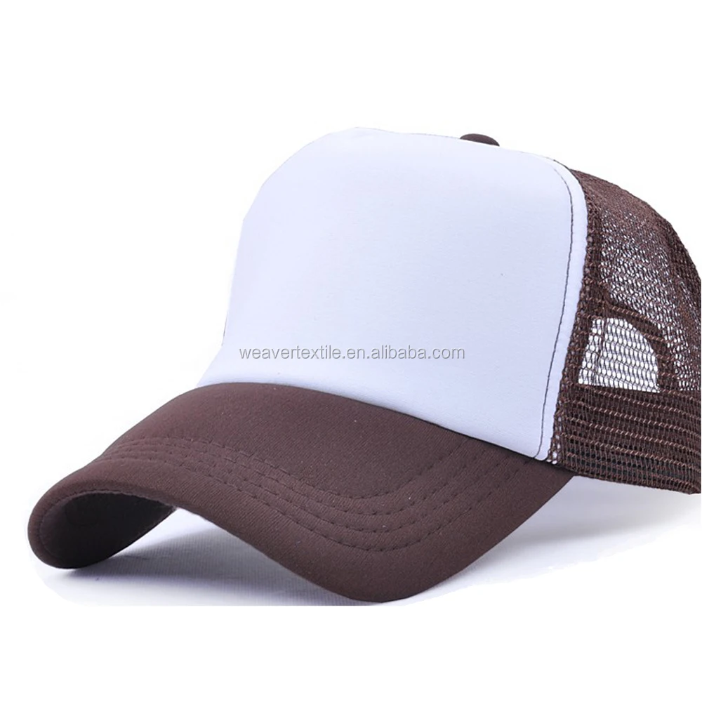 
Custom Plain Mesh Curved Bill Trucker Cap 