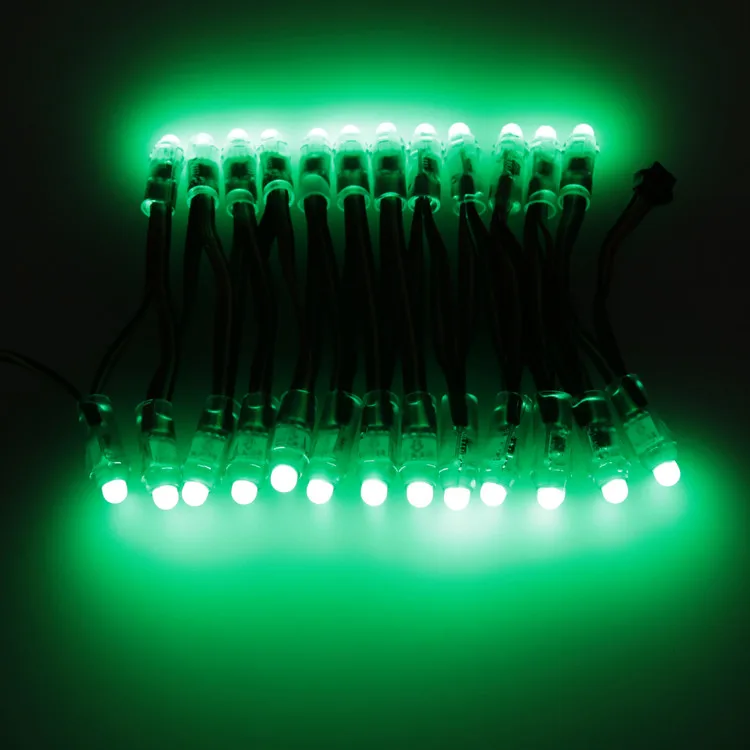 Водонепроницаемое Наружное Декоративное освещение WS2818 ws2811 12 мм rgb Пиксельная светодиодная гирлянда