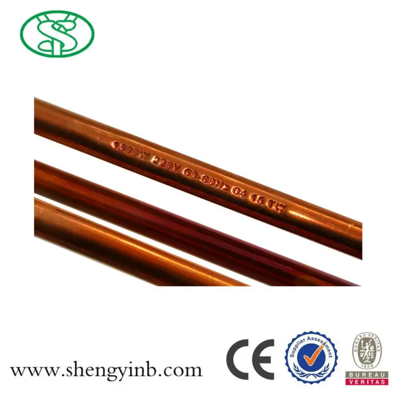 electric tubular immersion heating element for solar water heater
