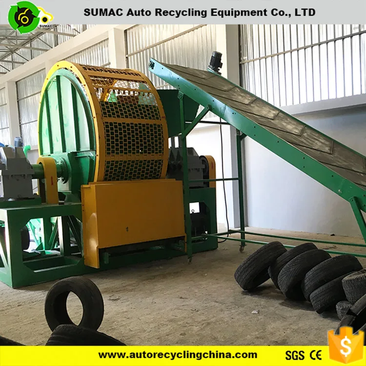 Продажа завода автоматических используется шина шредер машины с CE