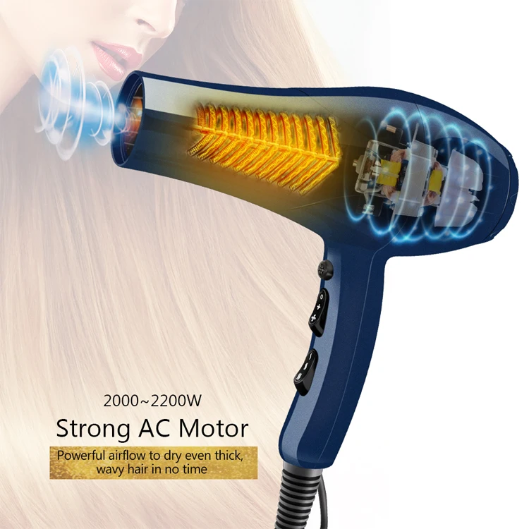 Fast Drying Professional Hair Dryers with Ionic and Infrared Ray