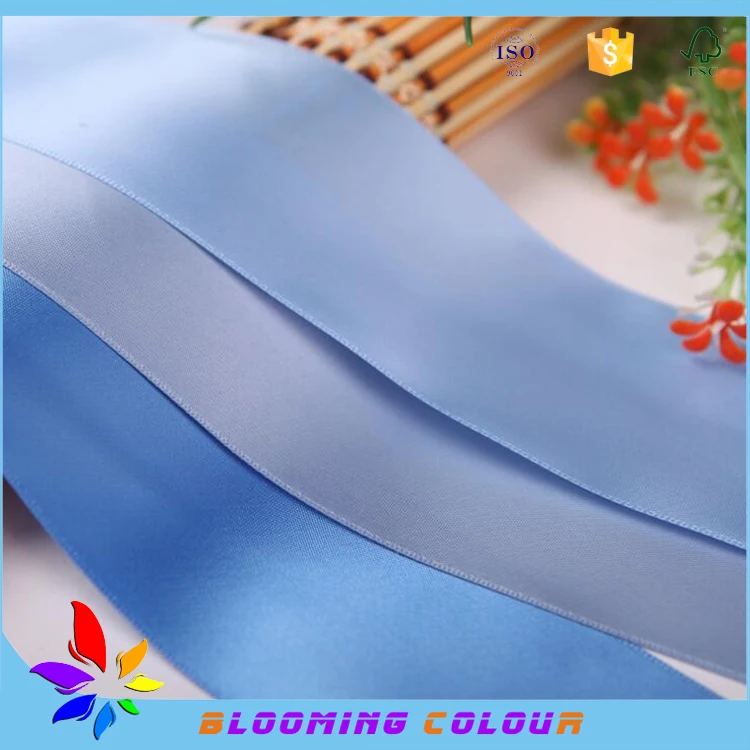 High end different colors polyester satin ribbon