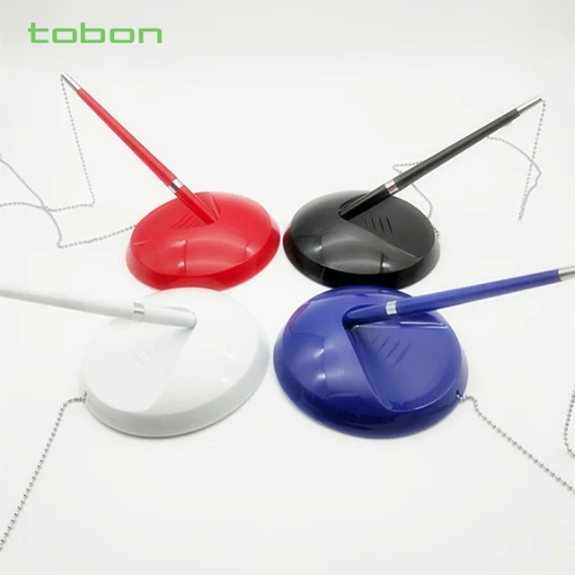 Stylish Adhesive-Backed Base Ballpoint Desktop pen