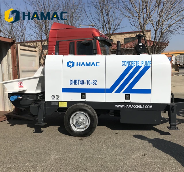 Высококачественный и по лучшей цене дизельный бетононасос HAMAC hbt с сертификацией Ce OEM-сервис