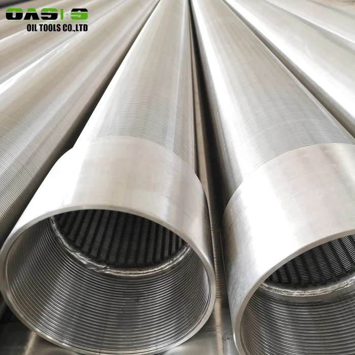 China high quality continuous slot wedge wire pvc johnson screens manufacturers