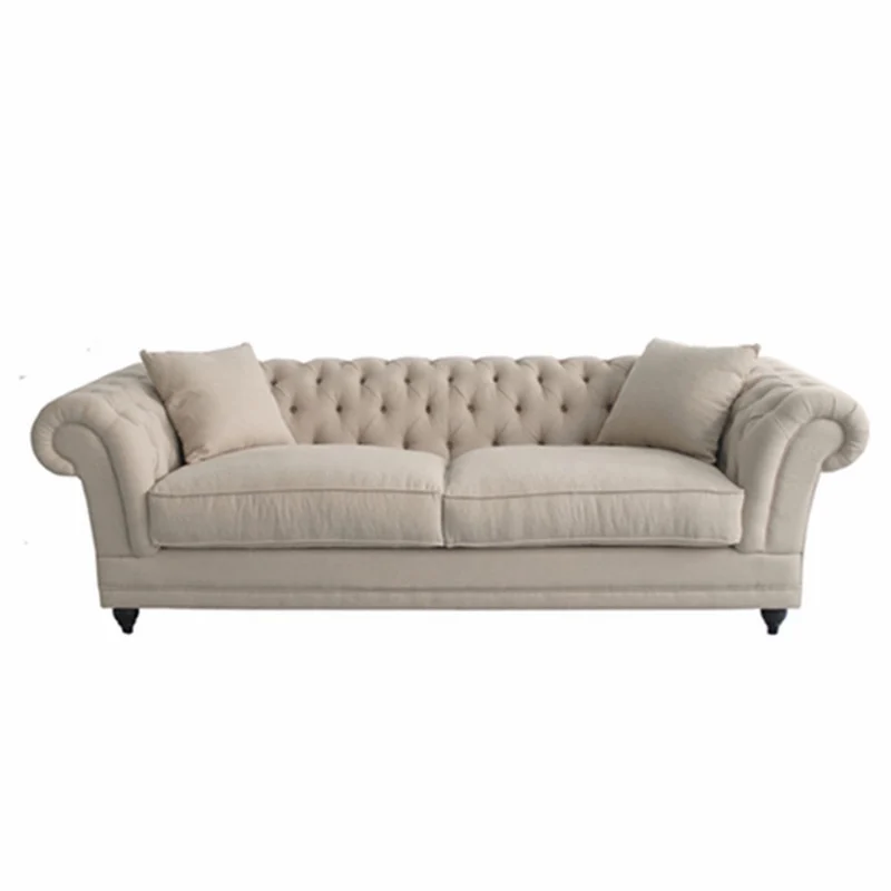 Manufacturer new design Upholstered Velvet Tufted antique Sectional Sofa