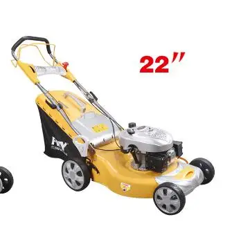 22inch 4in1 self propelled gasoline lawn mower with aluminum chassis mower and BS engine one key start