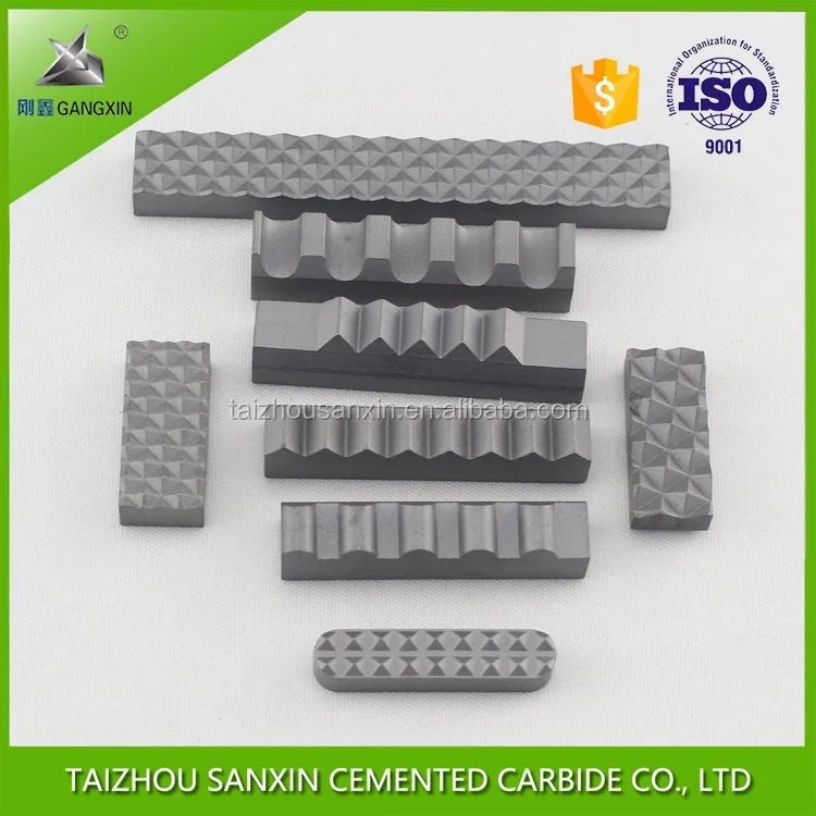China supplier sintered yg8 tungsten carbide gripper inserts for chuck jaws sanxin