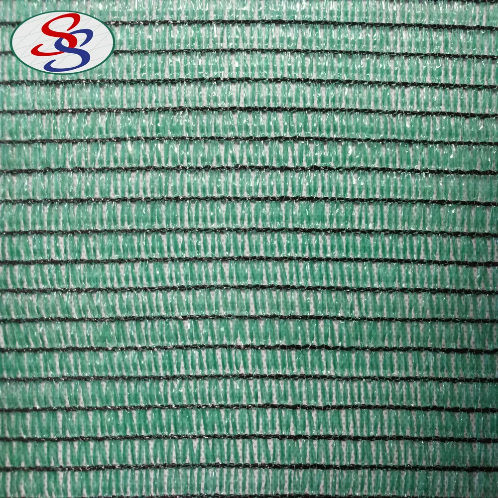 HDPE material green agricultural shade net for protective and shading