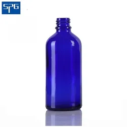 20ML COBALT BLUE GLASS DROP DISPENSING BOTTLE DIN 18MM  FOR ESSENTIAL OIL