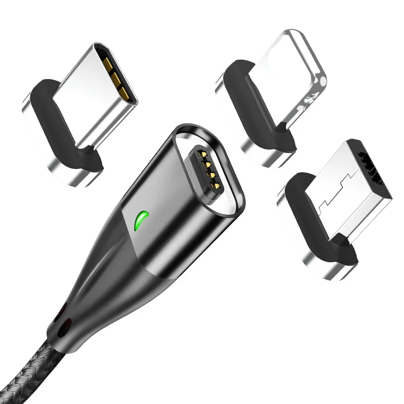 TOPK AM61 (1 м/3,3 фута) 18 Вт 3A QC3.0 Быстрая зарядка Магнитный usb-кабель для зарядного устройства