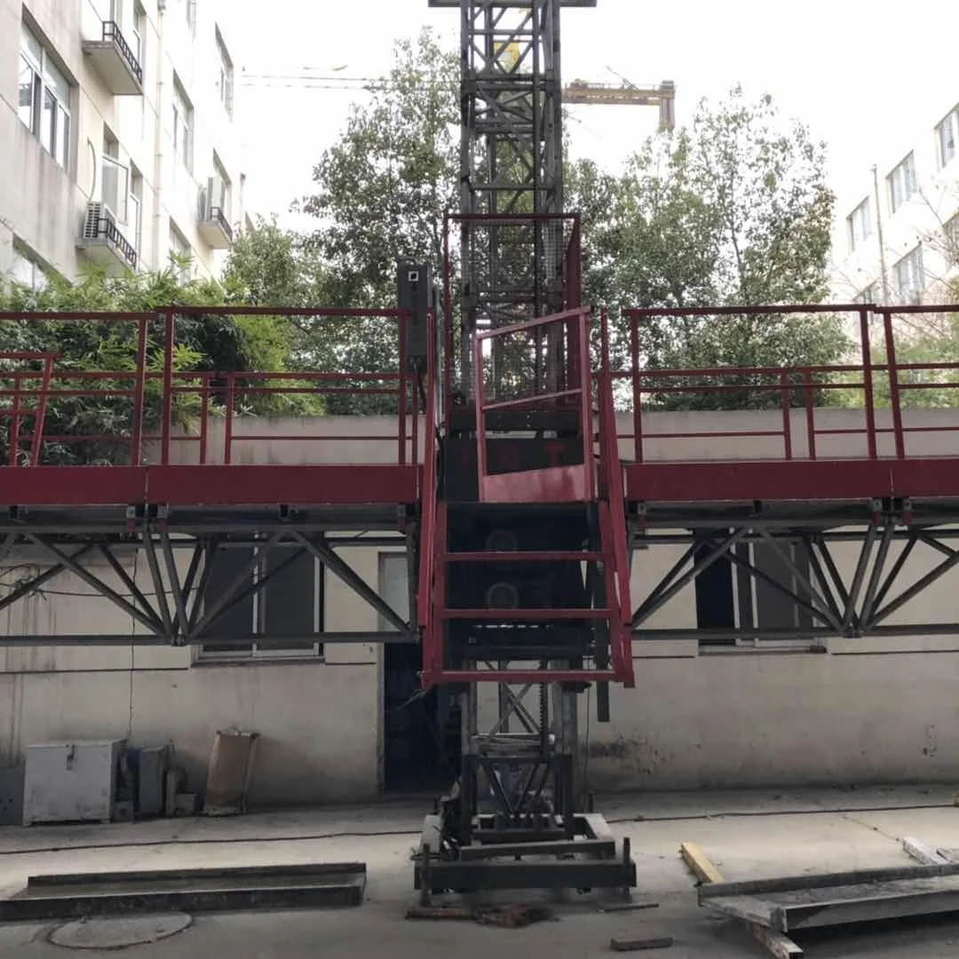 Construction lifting table aerial working platform windows cleaning gondola machine mast climber