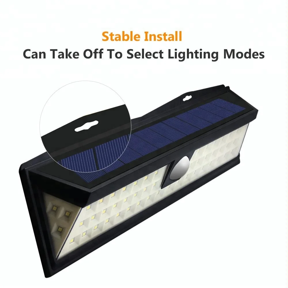 2021 Super Bright Premium waterproof Led Outdoor Sensor Solar Power Panel Wall Lights lamp for garden house outside street