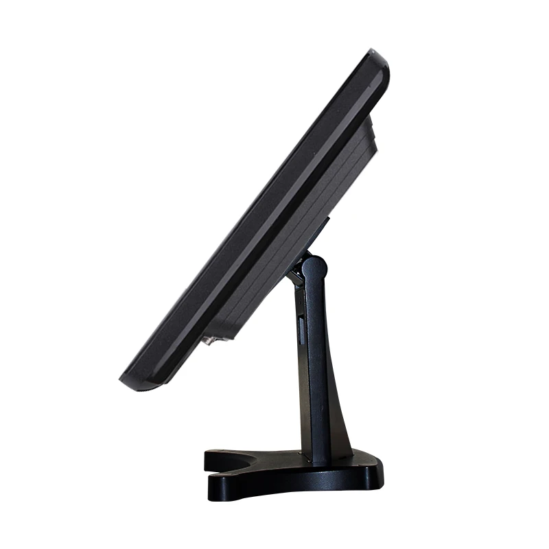 19' square screen black white color computer led monitor with folding stand