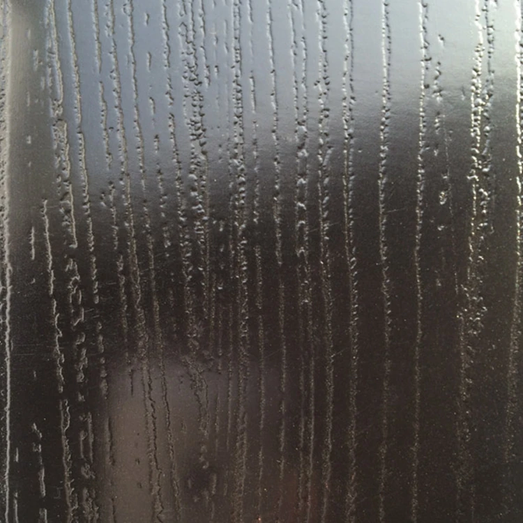 Etched press plate for decorative panel stainless steel press mould