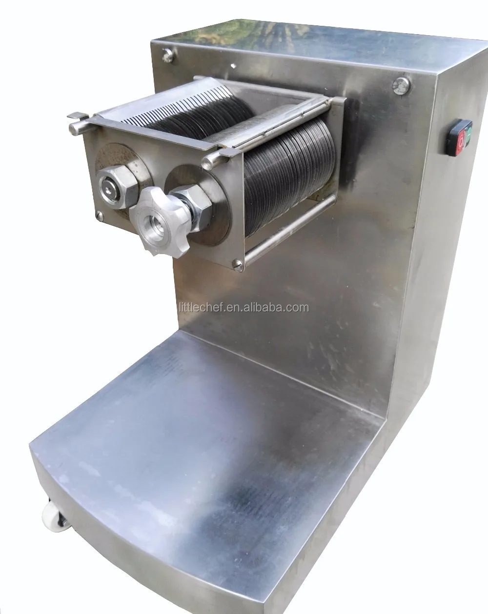 NSF Comercial desktop fresh meat cutter with stainless steel blades