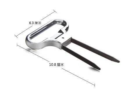 High Quality Newest Two-prong Cork Opener Ah-so Wine Opener Professional Red Wine Bottle Opener
