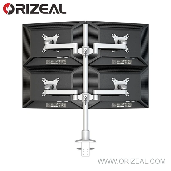 
new design Aluminum dual computer screen monitor arm OMM099 