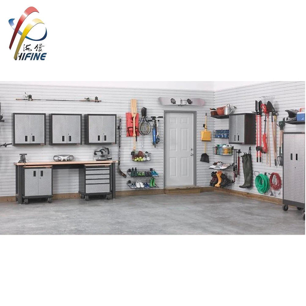 Hot Sale Garage Storage PVC Slatwall Panel