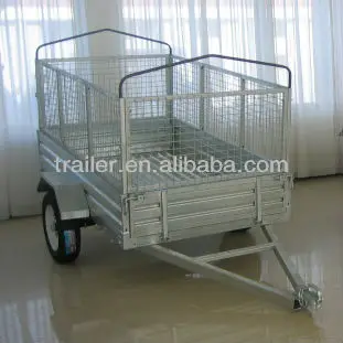Cage Trailer with Cover Bridge Support
