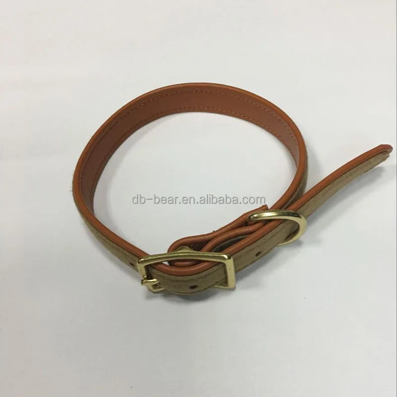 Felt and leather style dog collar