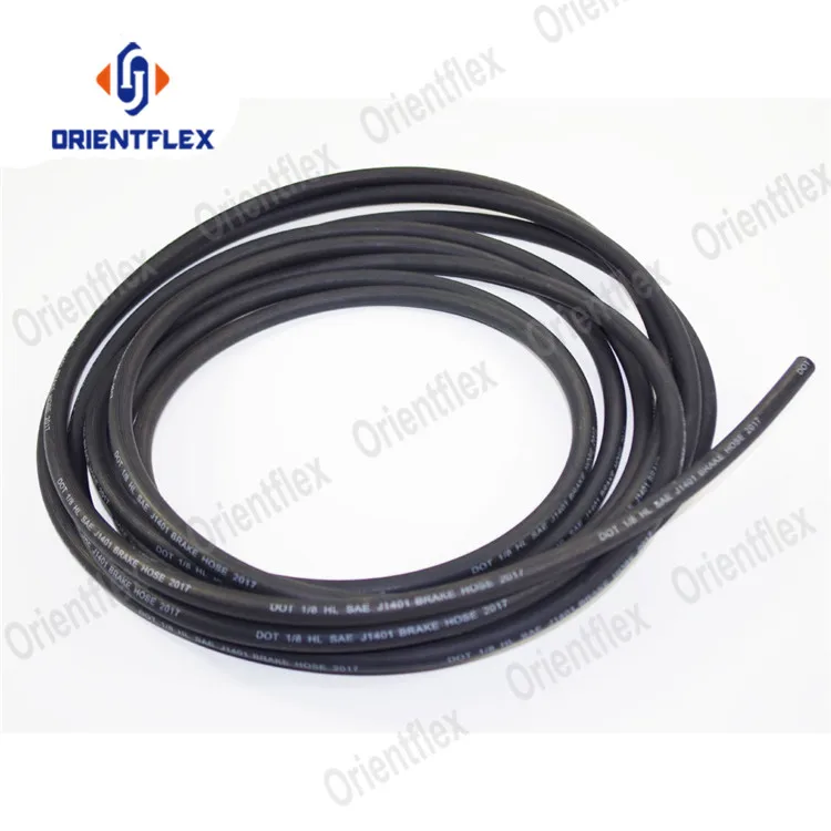 universal flexible train motorcycle hydraulic rubber brake hose pipe manufacturers SAE J1401