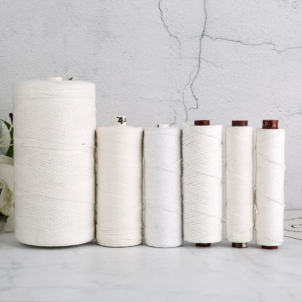 good price of leadless smokeless Cotton Candle Wick spool roll