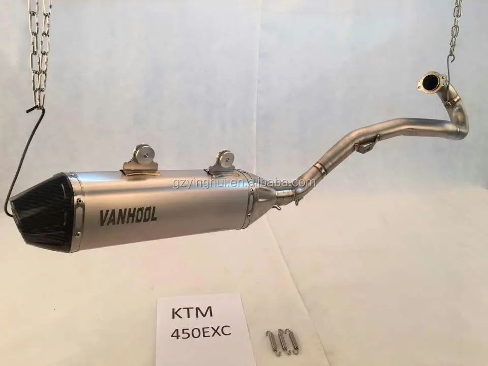 KTM450 EXC Motorcycle Complete Titanium Performance Exhaust System