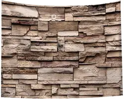 Custom Digital Printing Tapestry High Quality Tapestry Brick Stone 200*150CM 100% Polyester Mandala Tapestry Wall Hanging 100pcs