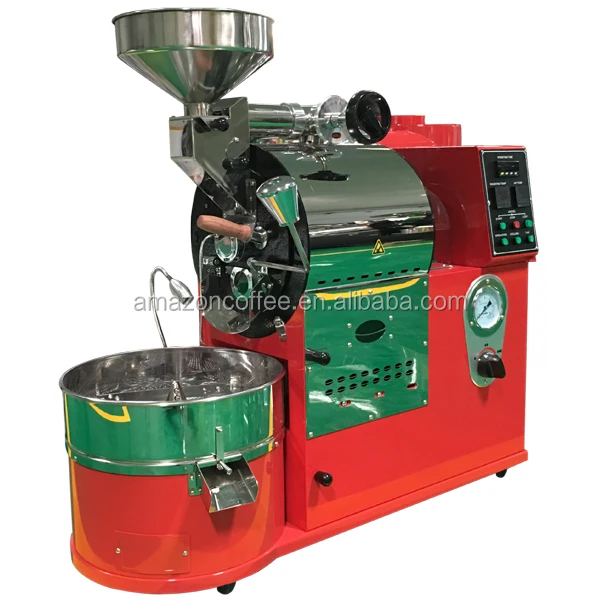 automatic Electric & Gas 1 Kg 2kg 3kg 5kg 6kg 10kg 20kg 30kg/coffee Roasting Machine /commerical Industrial 1kg Coffee Roast