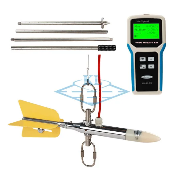 Best selling patent product portable river flow meter applied to agricultural irrigation industrial sewage