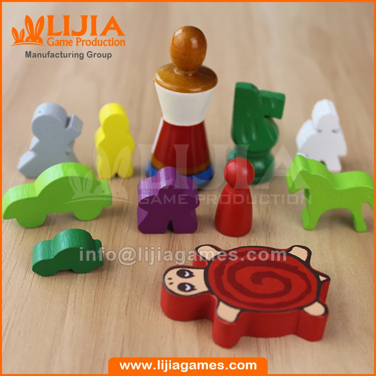 Wooden Board Game Token Wooden Game Pieces wooden pawn board game parts wooden discs wooden chess pieces wooden cubes