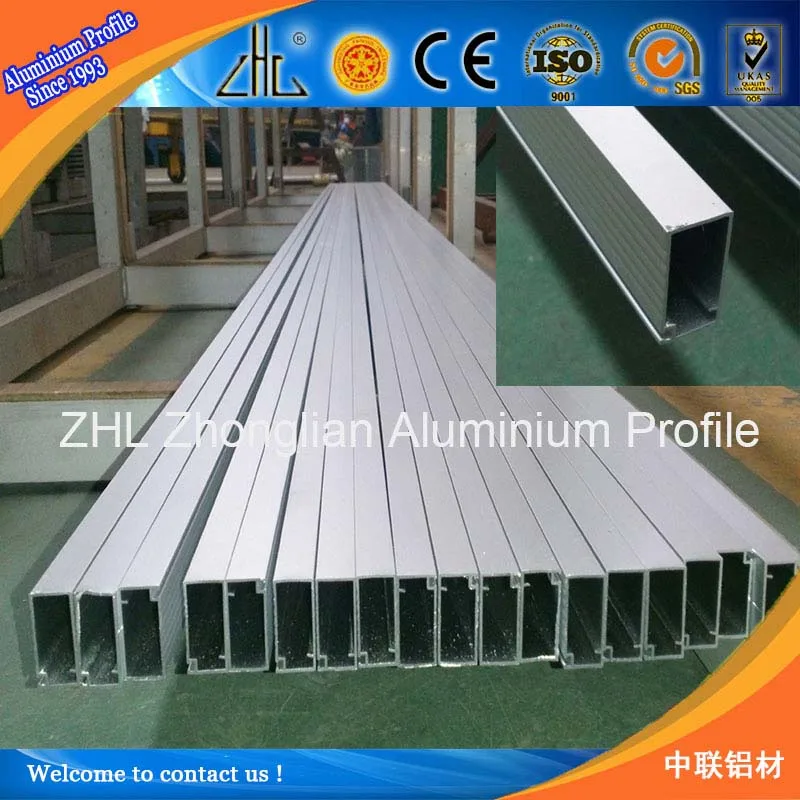 output aluminum rectangular pipe/10 aluminum pipe production line OEM anodized aluminum pipe