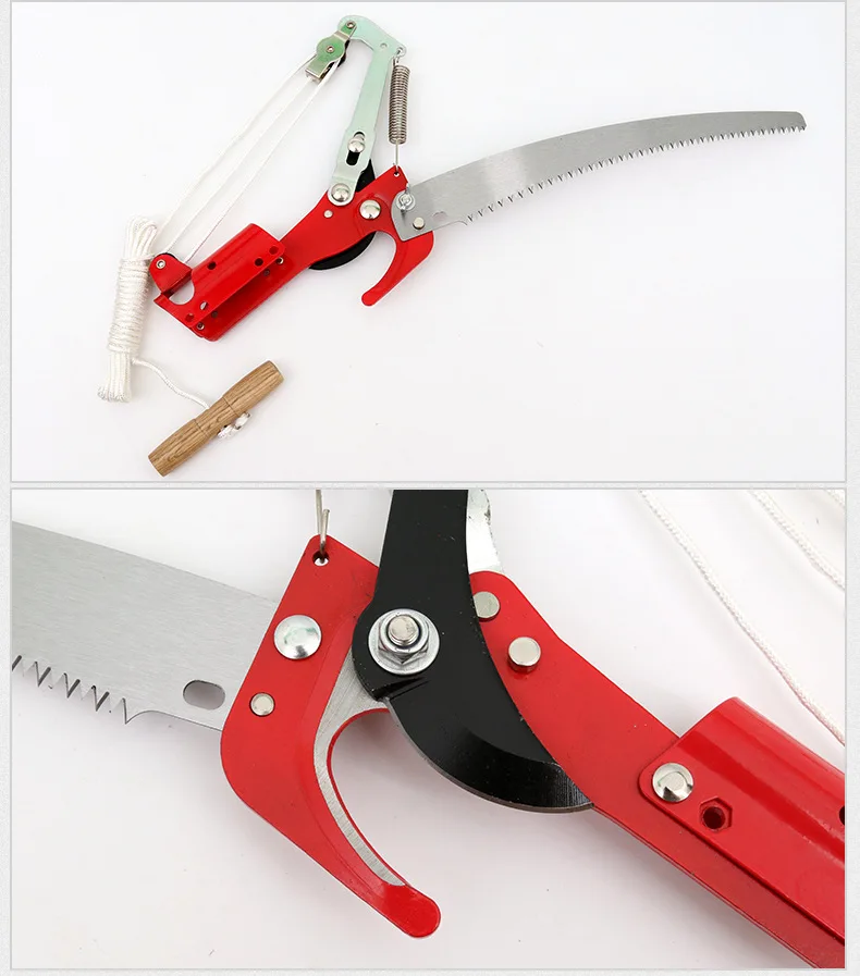 Hot Sale Extendable Scissors Pruning Tool Tall Tree Branch Lopper High-altitude Shears Picking Garden Trimmer Saw Branches prune