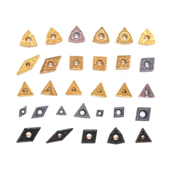 
Cemented KNUX160405R Carbide Inserts Turning Tools Coated For Metal Lathe Cutting 