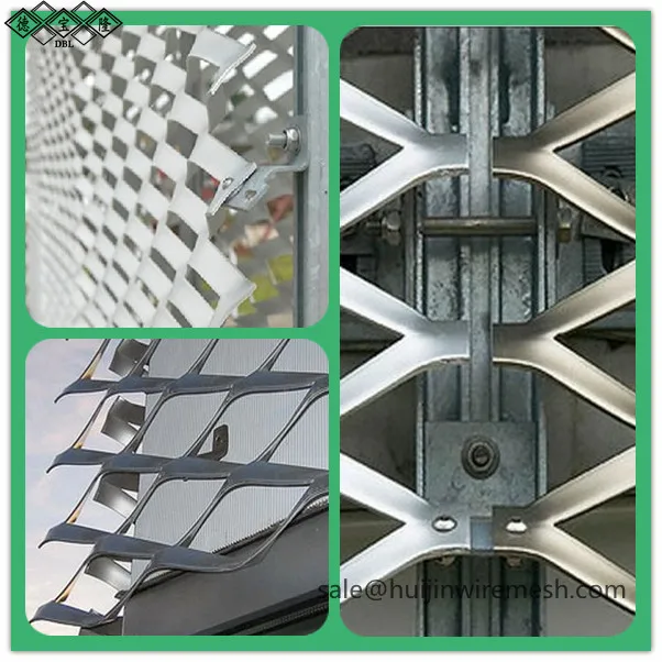 aluminum expanded metal mesh building facade decorative