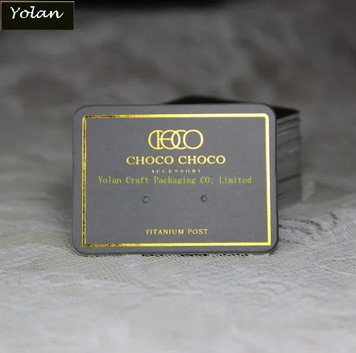 GOLDEN STAMPING Custom Printed Earring Cards