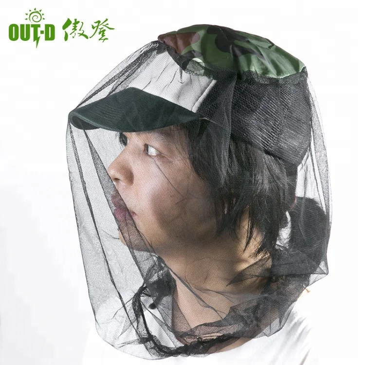 Mosquito head net for outdoor